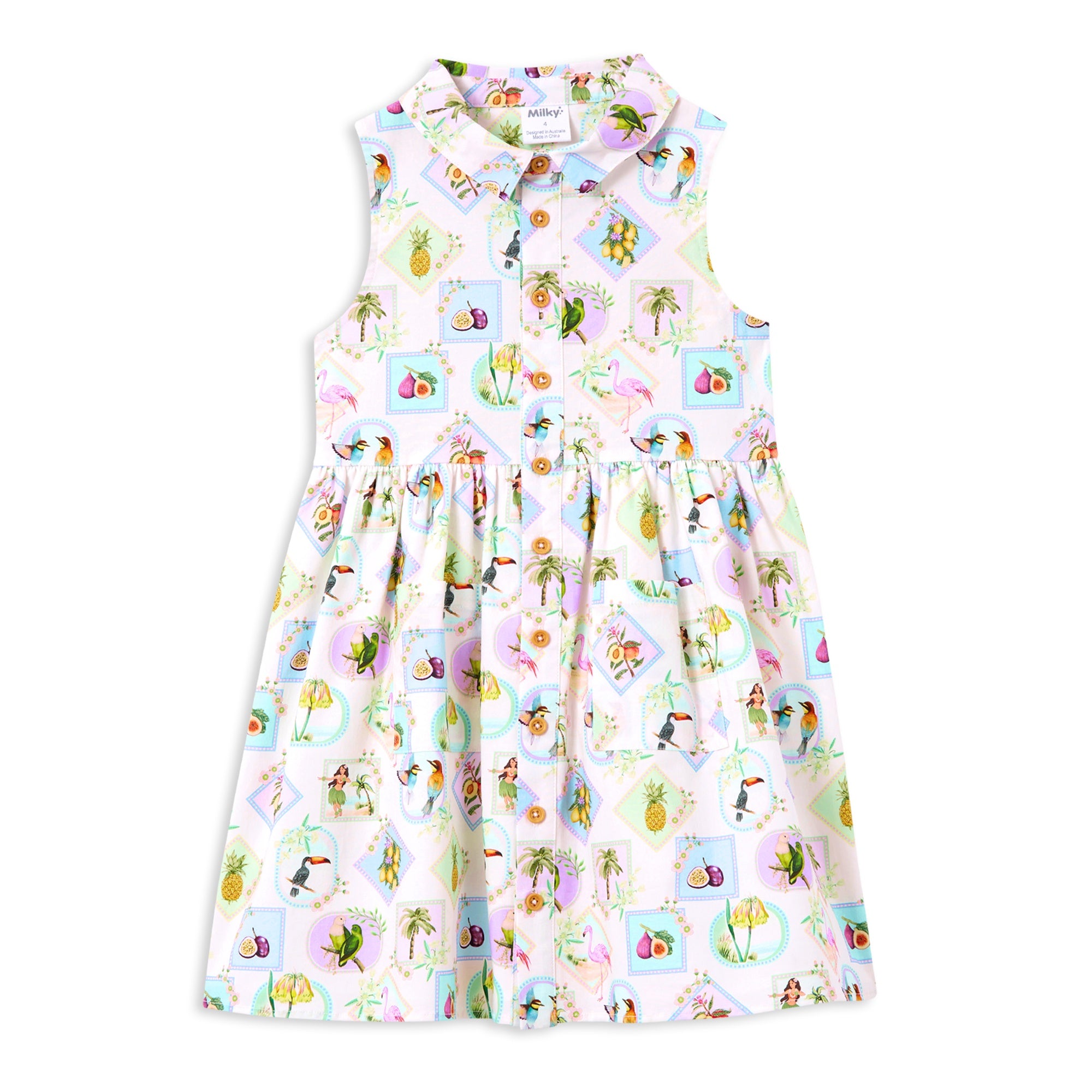 Milky Resort Dress