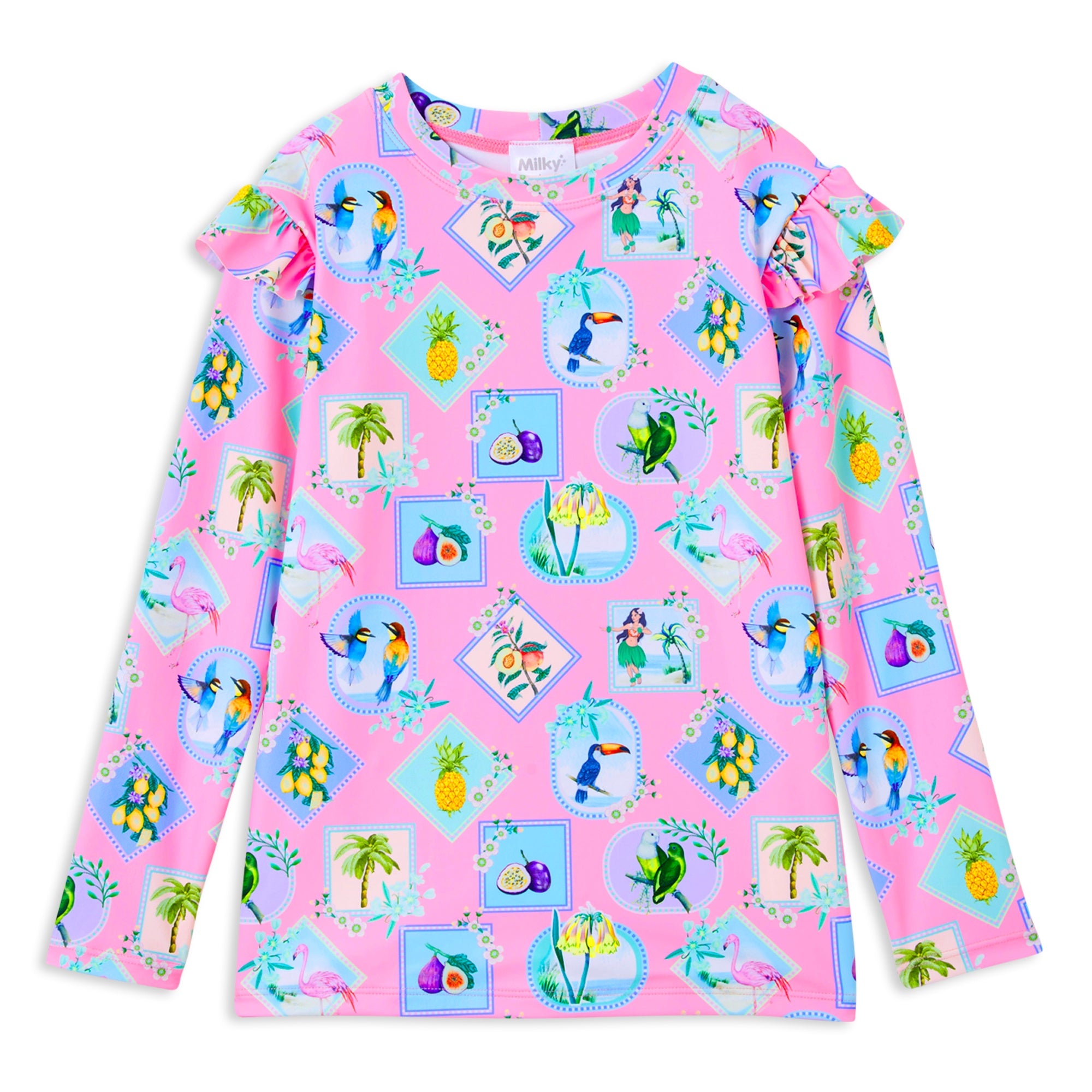 Milky Pink Resort Rashie