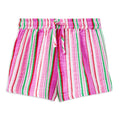 Girls Crinkle Stripe Short