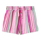 Girls Crinkle Stripe Short