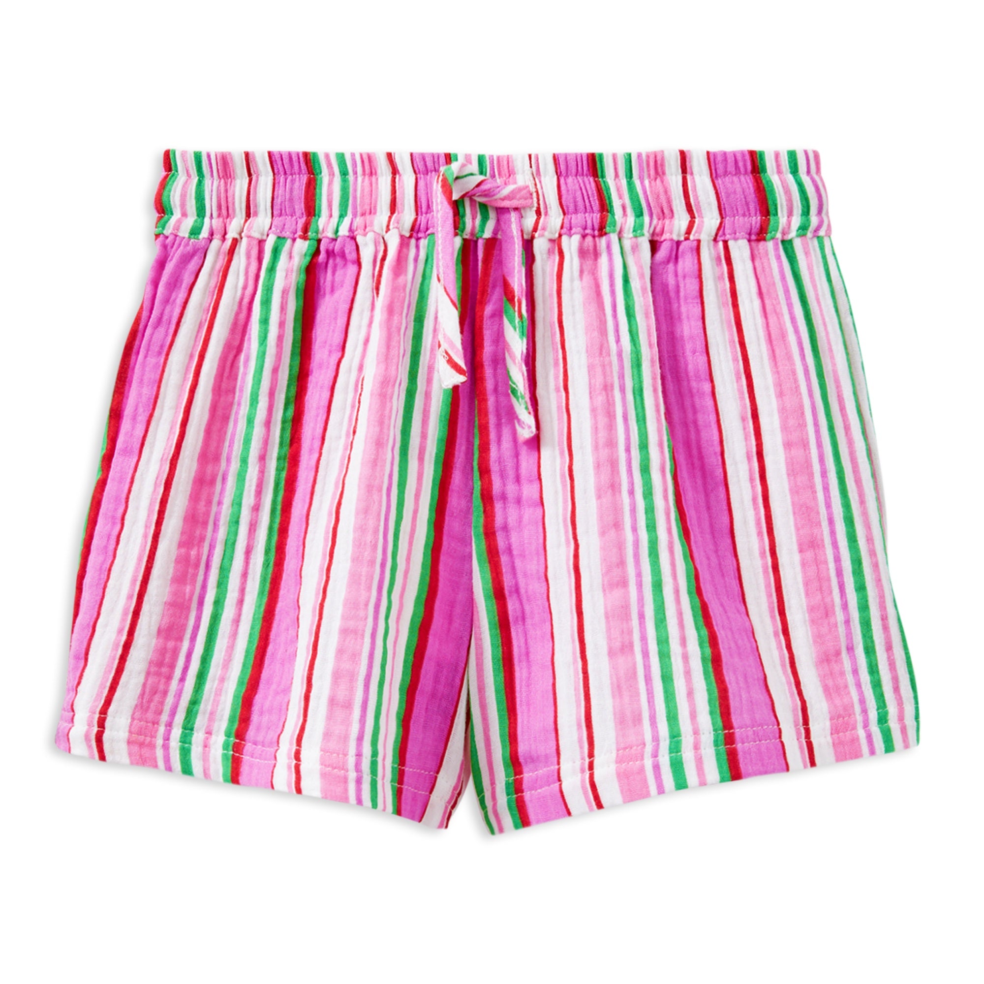 Milky Girls Crinkle Stripe Short