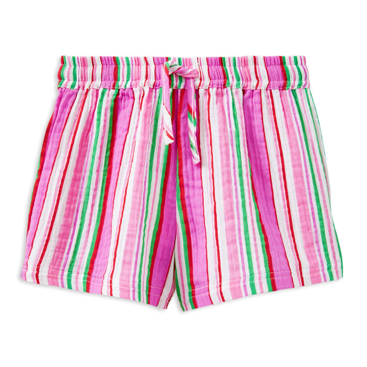 Milky Girls Crinkle Stripe Short