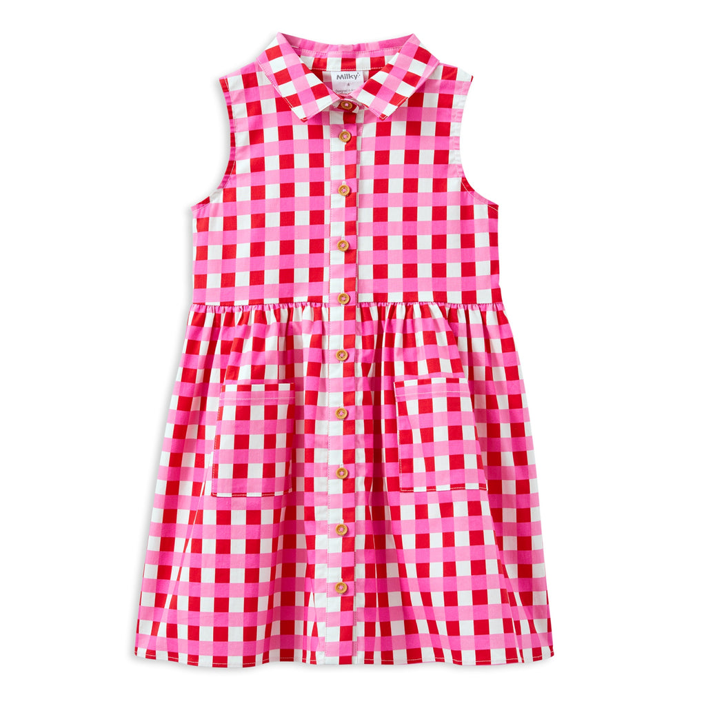 Milky Lollipop Check Dress