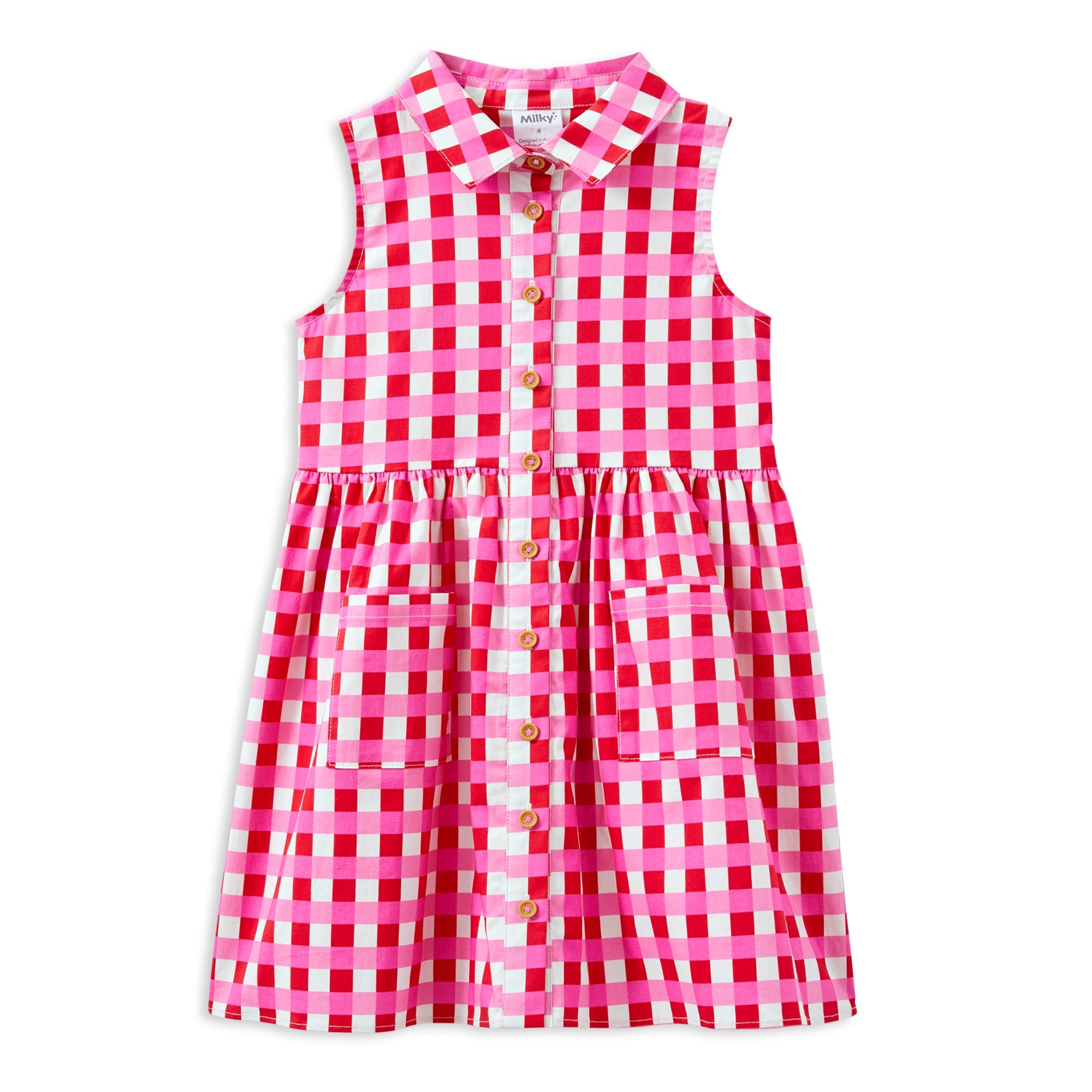 Milky Lollipop Check Dress