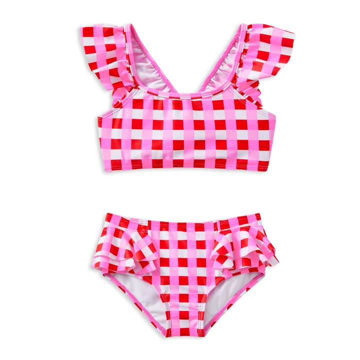 Milky Lollipop Check Bikini