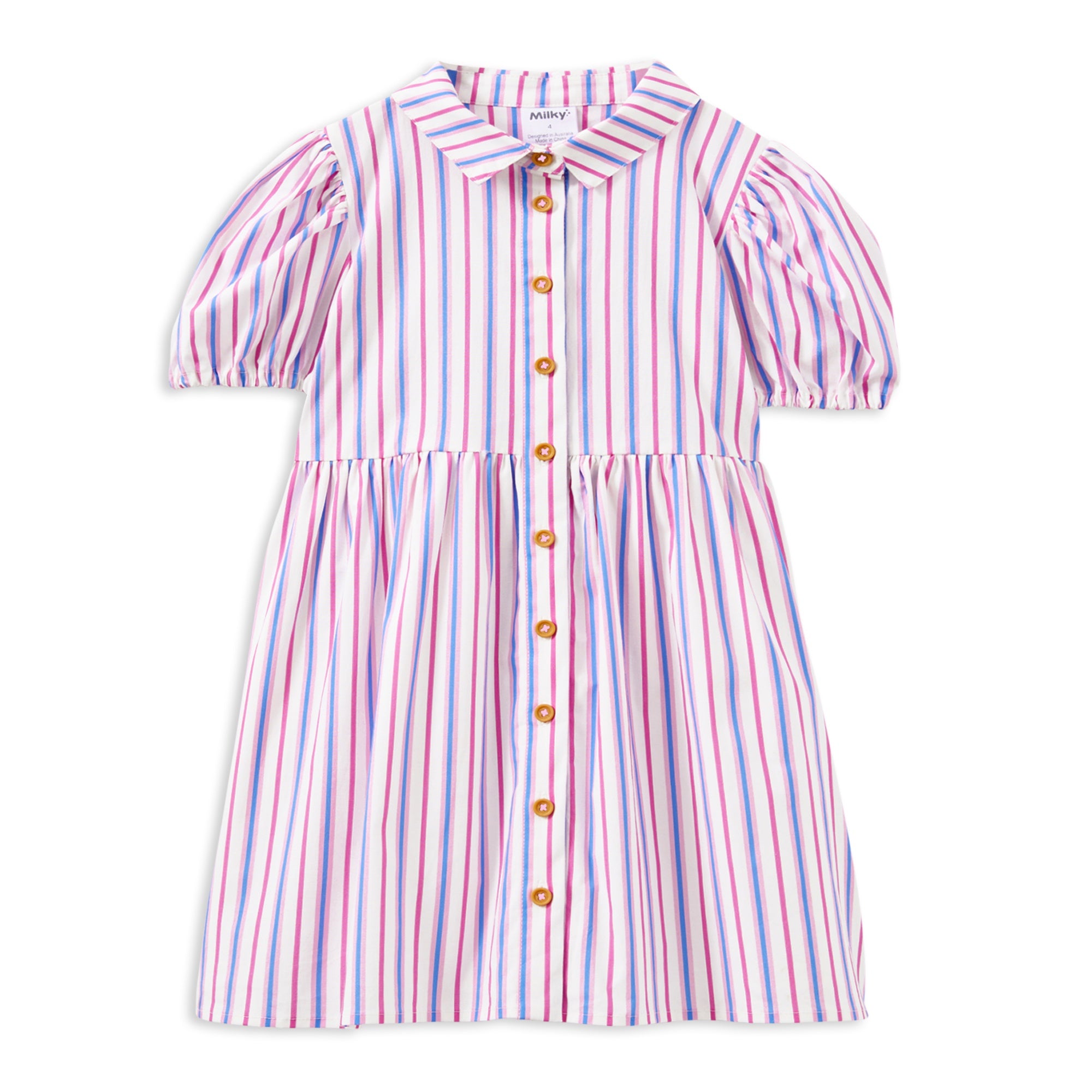 Milky Summer Stripe Dress