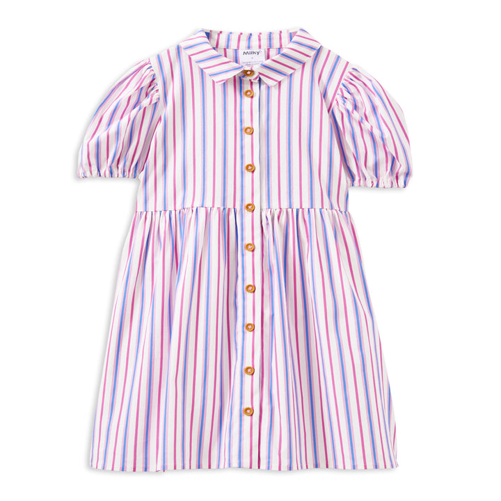 Milky Summer Stripe Dress
