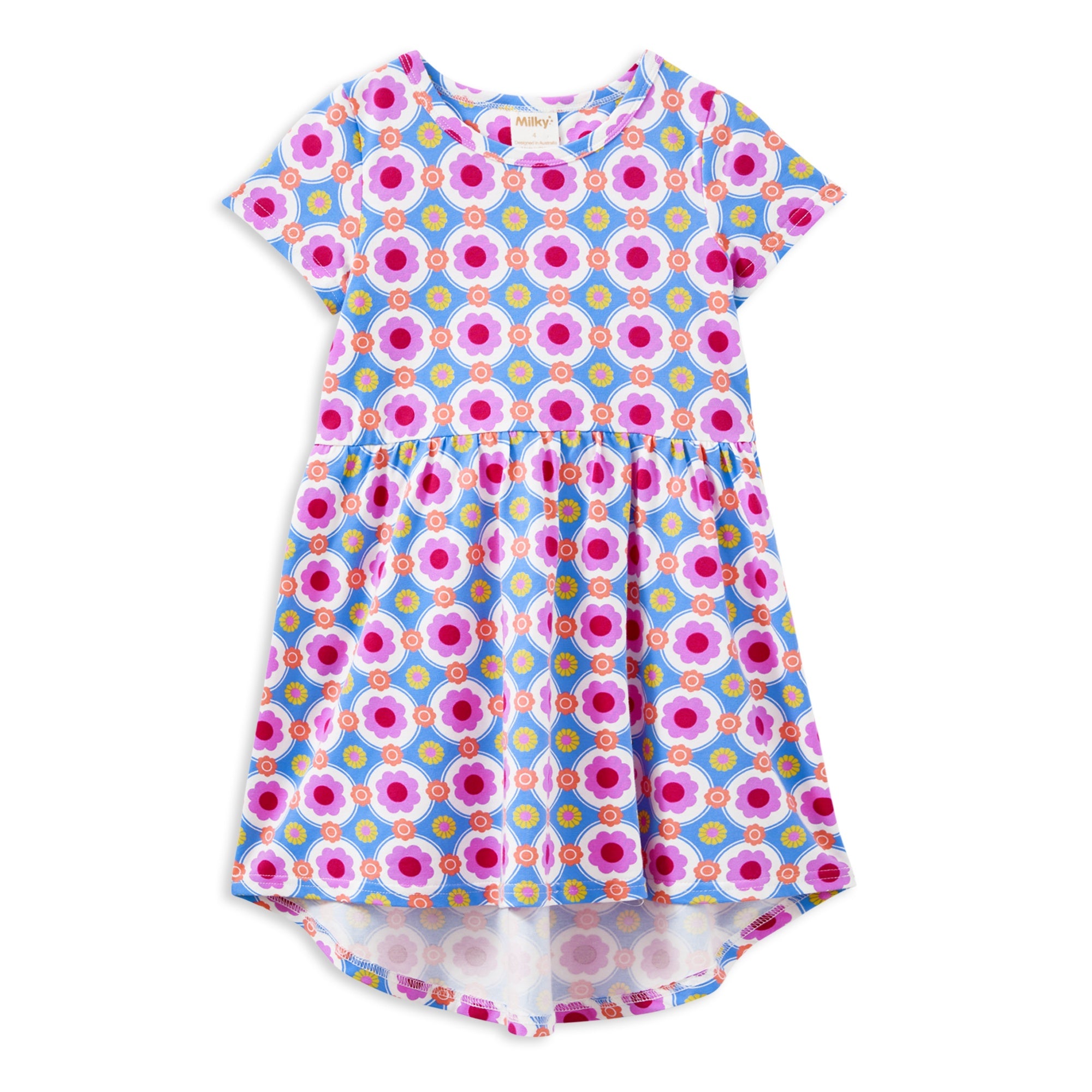 Milky Retro Vibe Dress