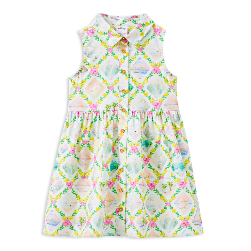 Milky Aloha Dress