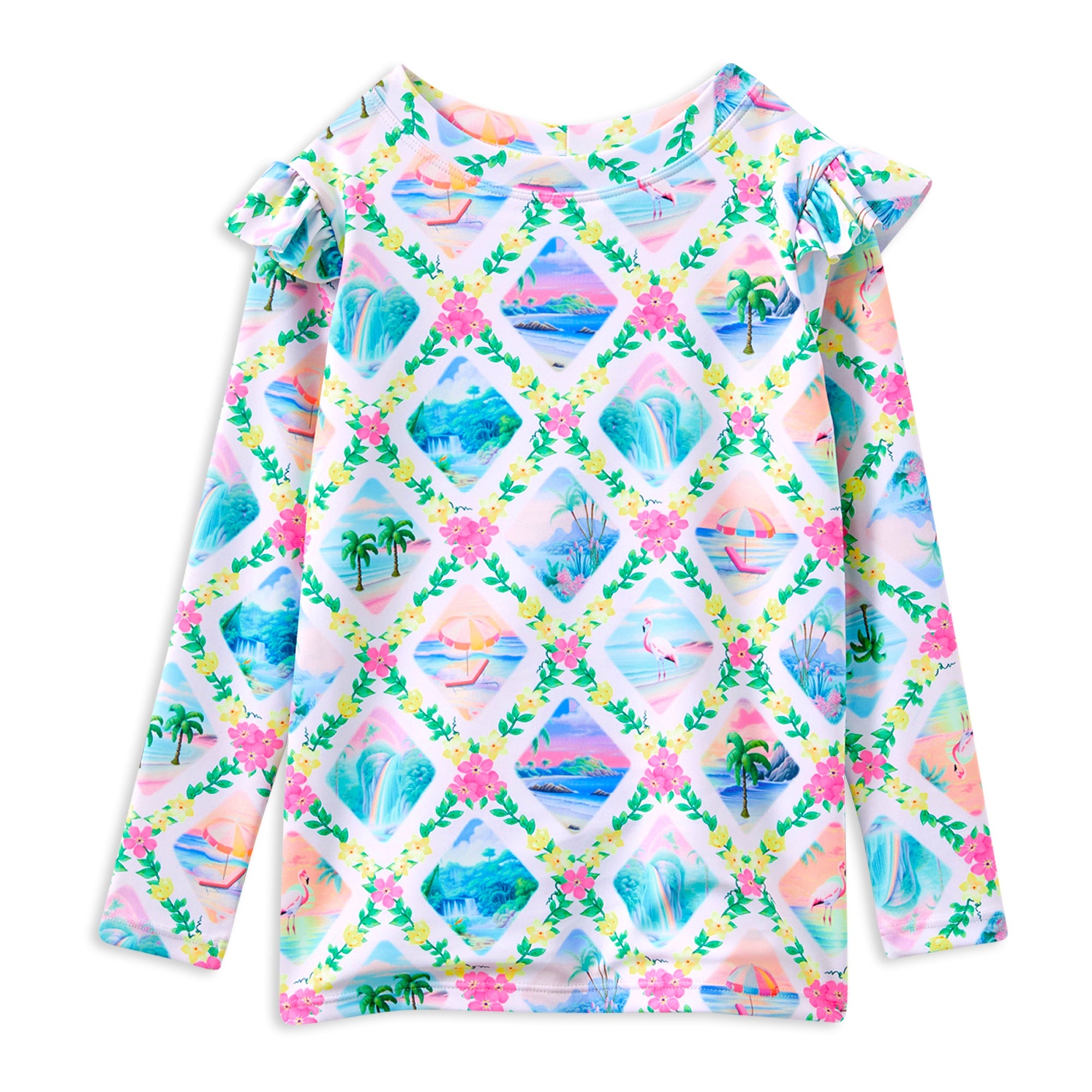 Milky Aloha Rash Vest