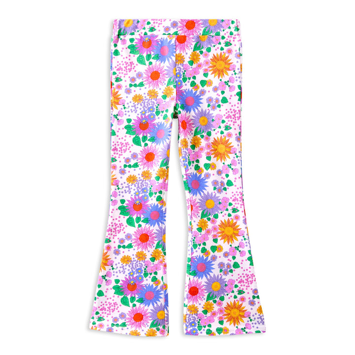 Milky Sunshine Floral Flared Legging