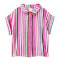 Girls Crinkle Stripe Shirt