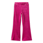 Milky Pink Velour Flares