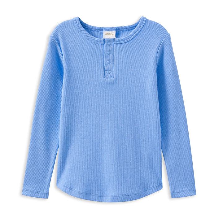 Milky Blue Henley