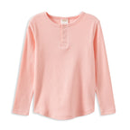 Milky Whisper Rose Henley