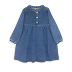 Milky Mid Wash Denim Dress