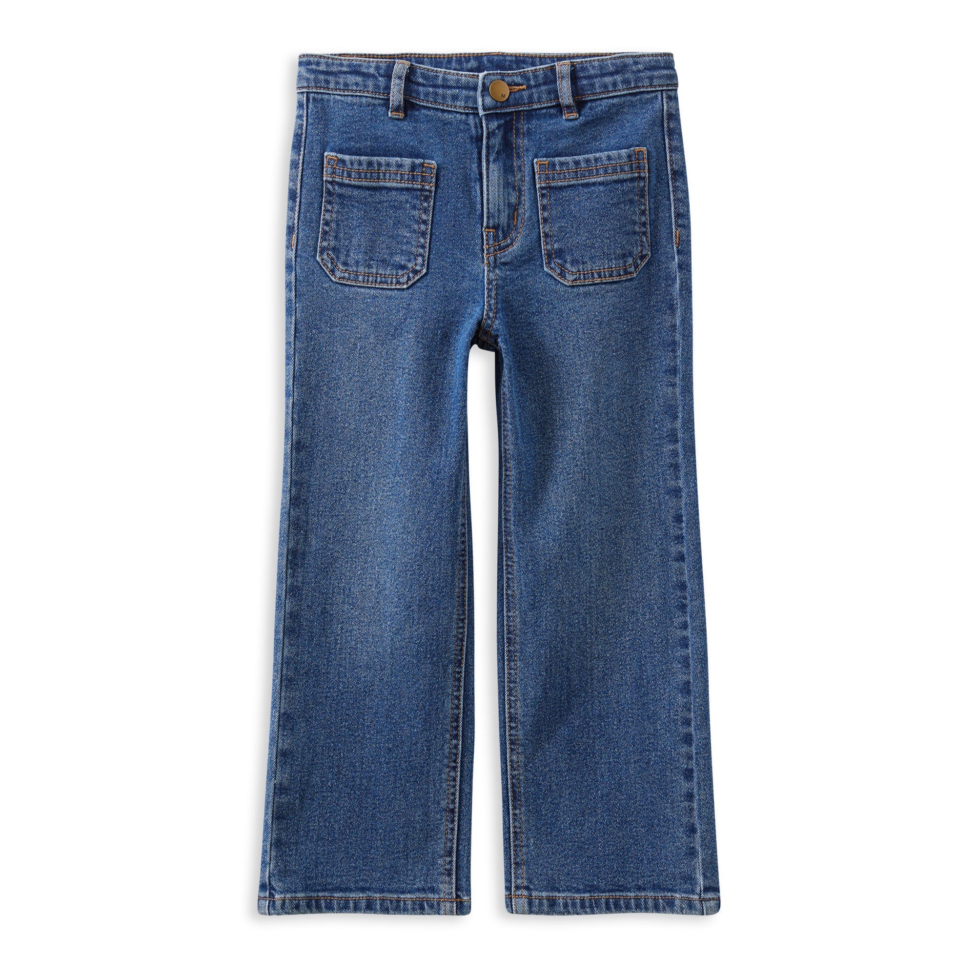 Milky Mid Wash Denim Jeans