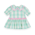 Gingham Collar Dress