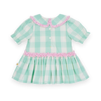 Gingham Collar Dress