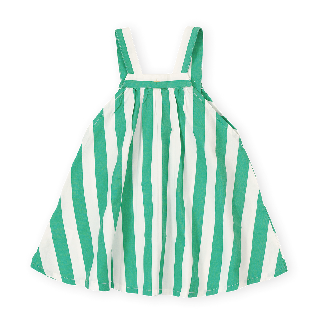 Happy Stripe A-Line Dress