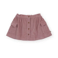 Corduroy Pocket Skirt Dusty Pink
