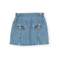 Wild Strawberry Chambray Skirt