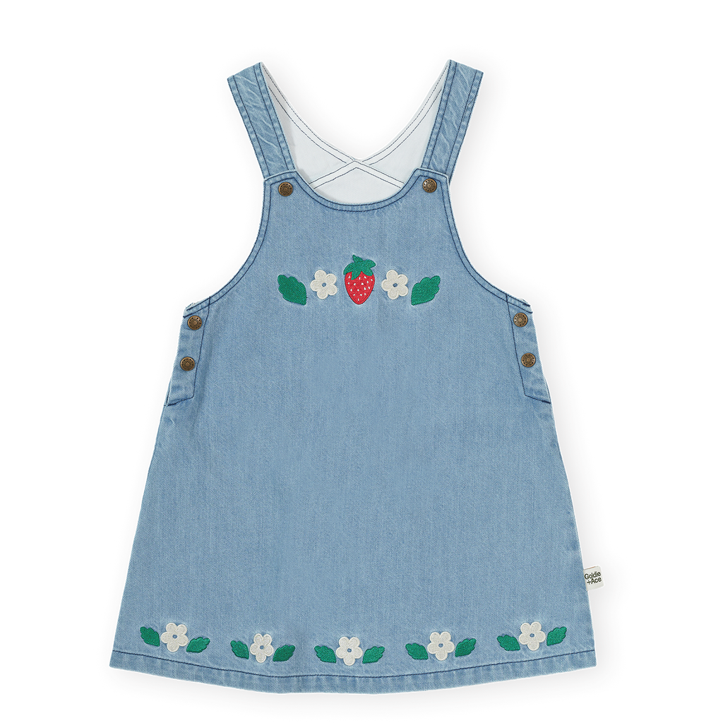 Wild Strawberry Pinafore Dress