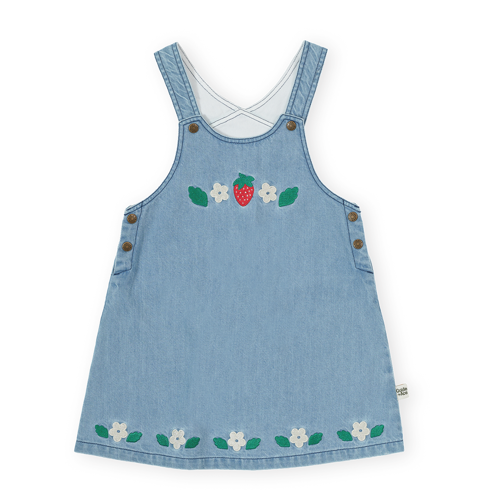 Wild Strawberry Pinafore Dress