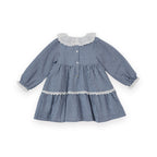 Gingham Collared Dress