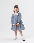 Gingham Collared Dress