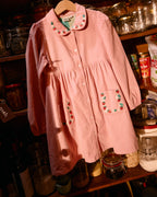 Wild Strawberry Corduroy Collar Dress