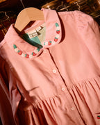 Wild Strawberry Corduroy Collar Dress