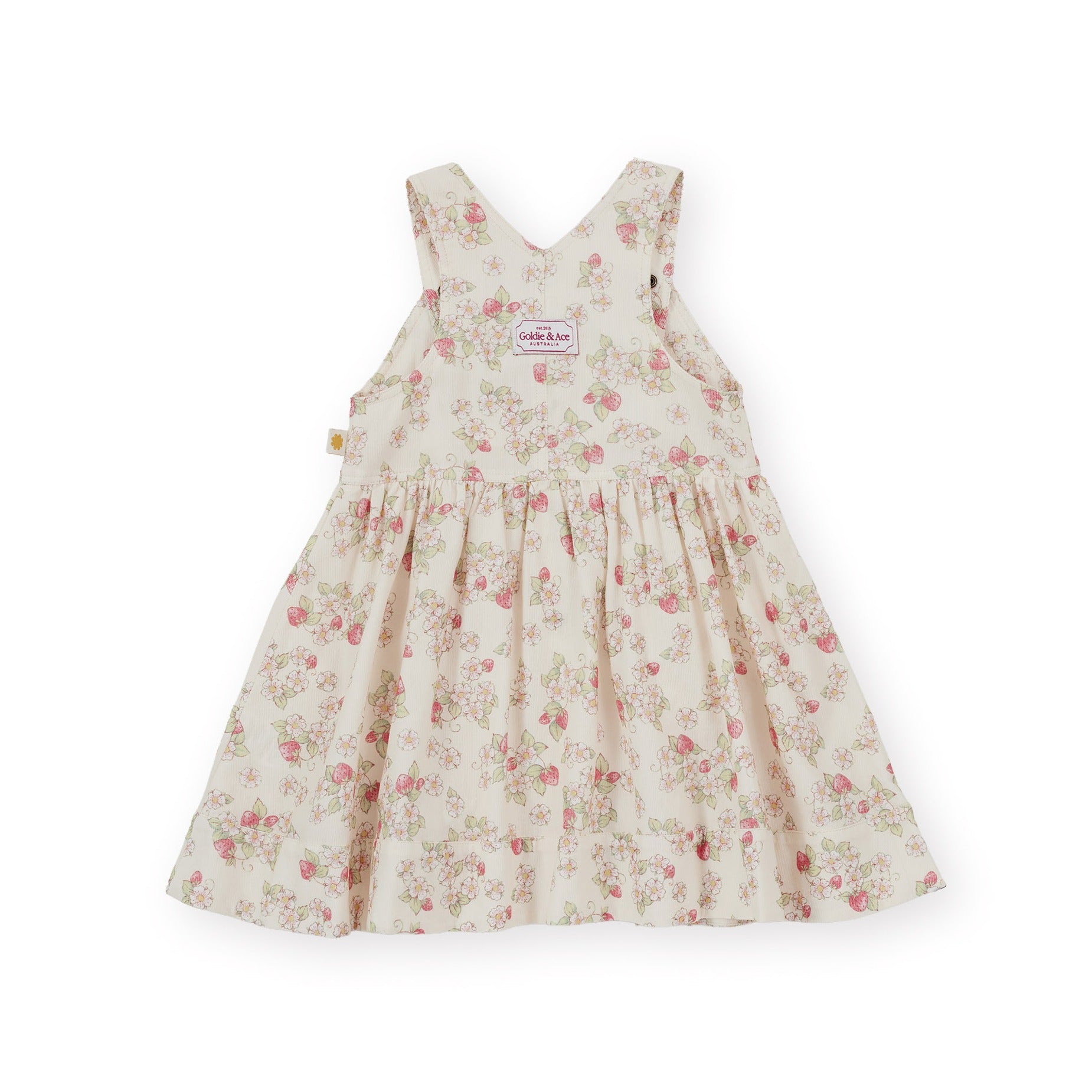 Strawberry Fields Pinafore Dress