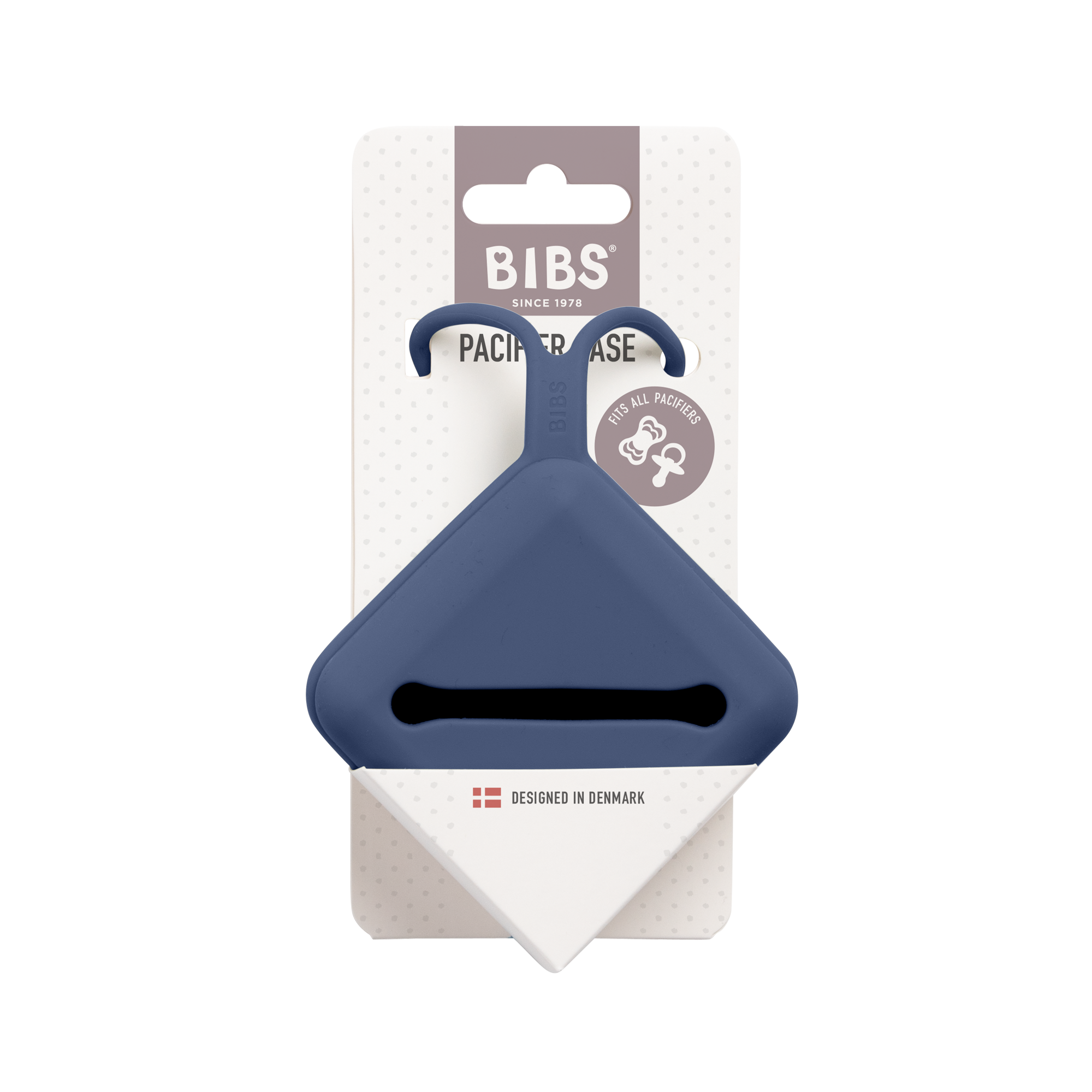 BIBS Pacifier Soft Case - Steel Blue