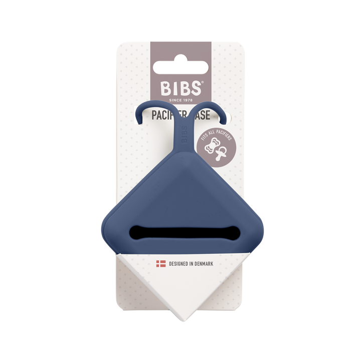 BIBS Pacifier Soft Case - Steel Blue