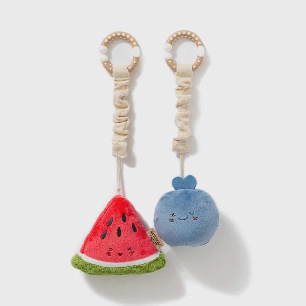 2 Pack Mini Market Brunch Stroller Toys - Watermelon & Blueberry