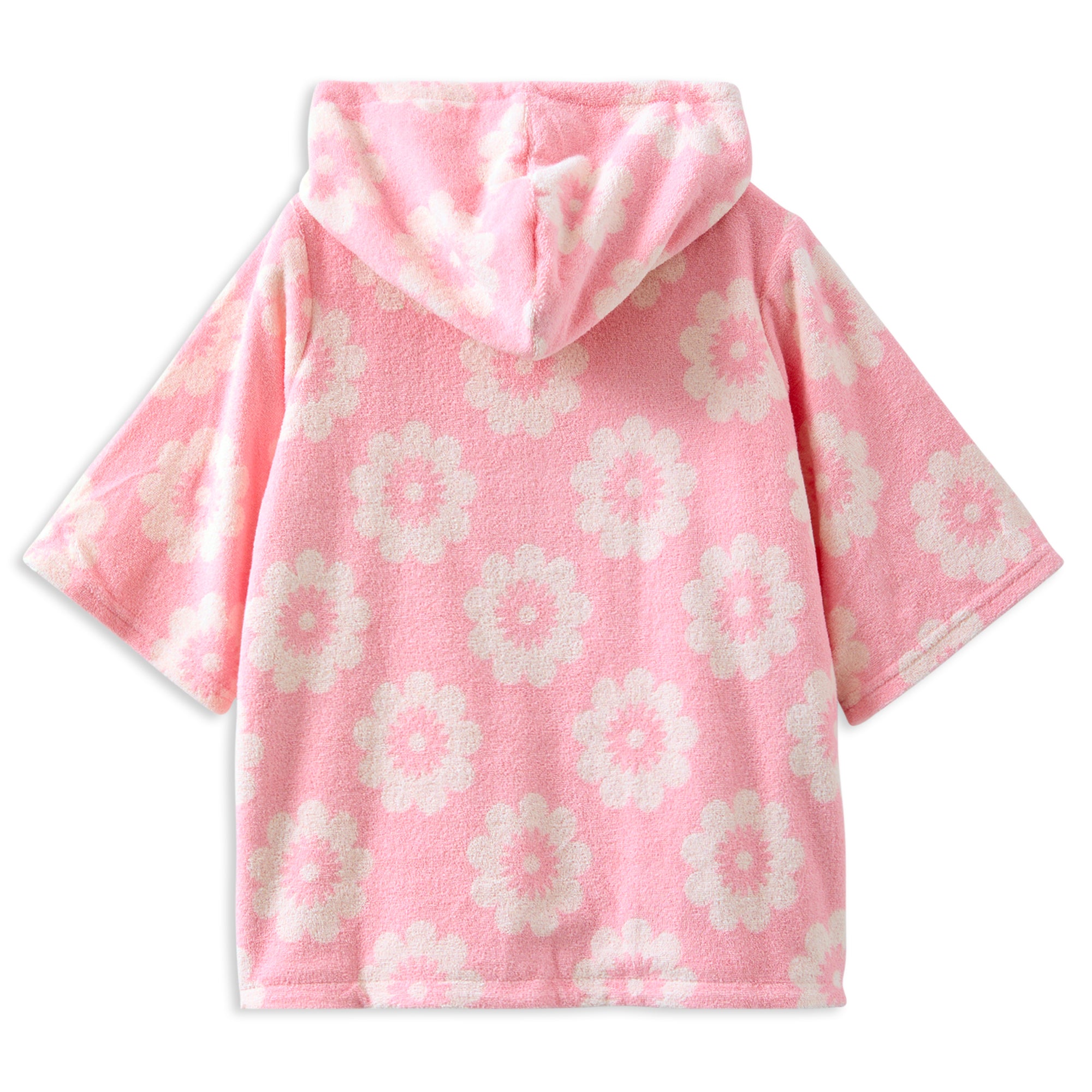 Milky Floral Terry Towelling Cover Up