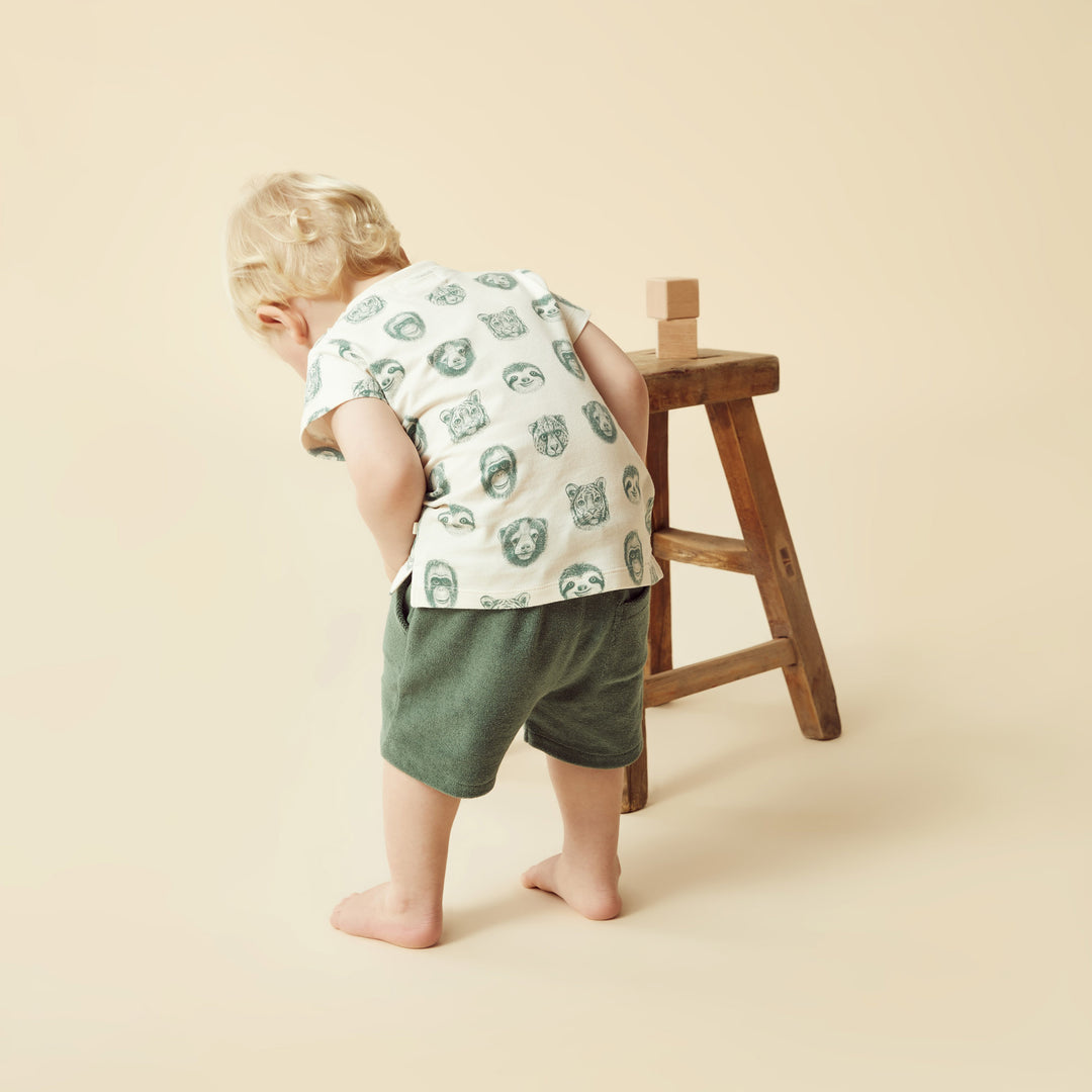Wilson and Frenchy Moss Organic Terry Short