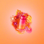Drink Bottle 1L - Summer Sunset | Flip Straw Lid