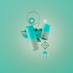 Drink Bottle 595ml - Bondi Bliss | Flip Straw Lid