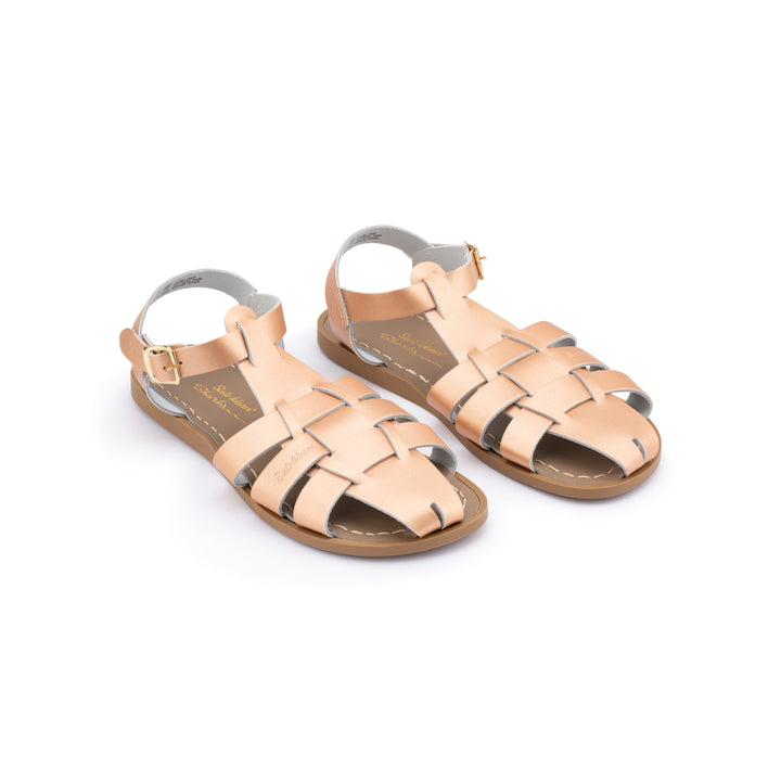 Saltwater Sandals Adults Shark - Rose Gold