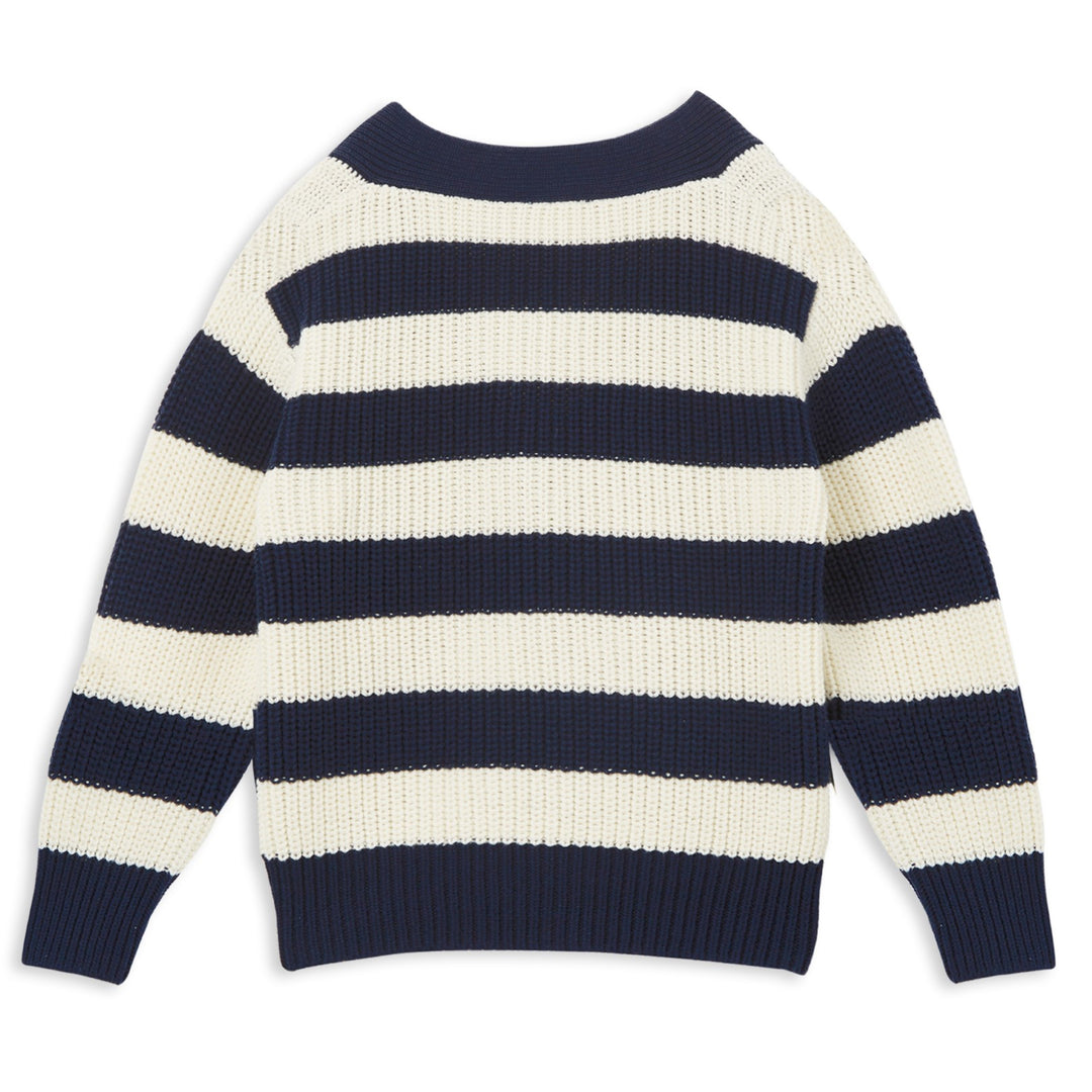 Milky Knit Cardigan - Stripe