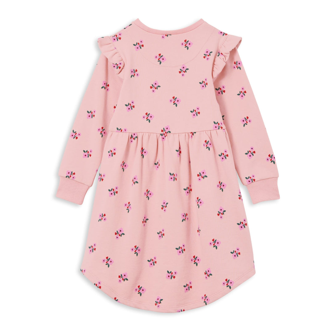 Milky Fleece Hi Lo Dress - Blossom