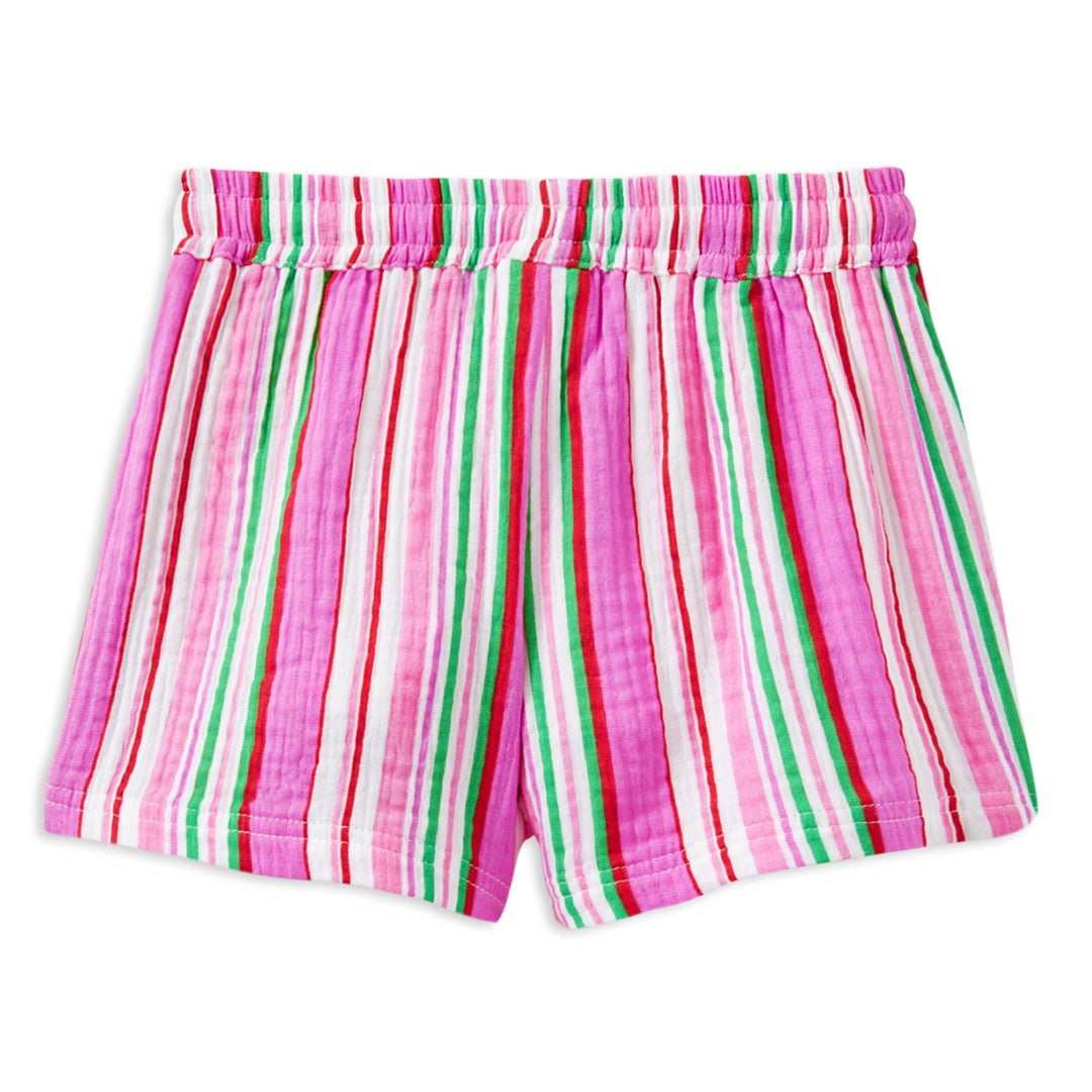 Milky Girls Crinkle Stripe Short