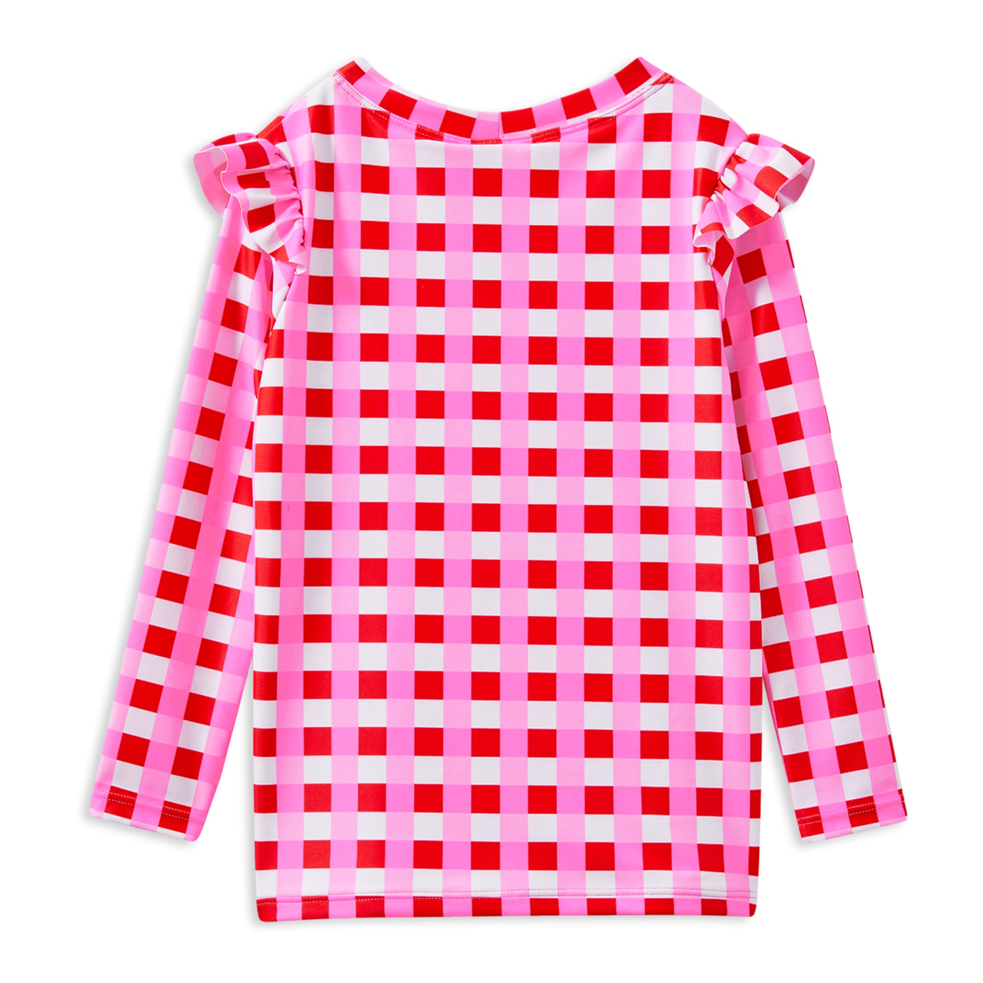 Milky Lollipop Check Rash Vest