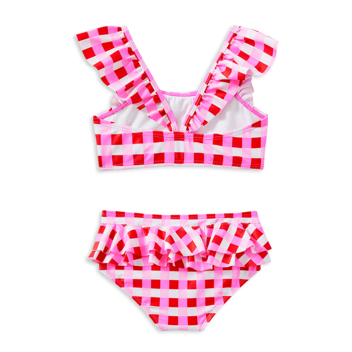 Milky Lollipop Check Bikini
