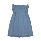 Denim Frill Dress