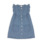 Denim Frill Dress