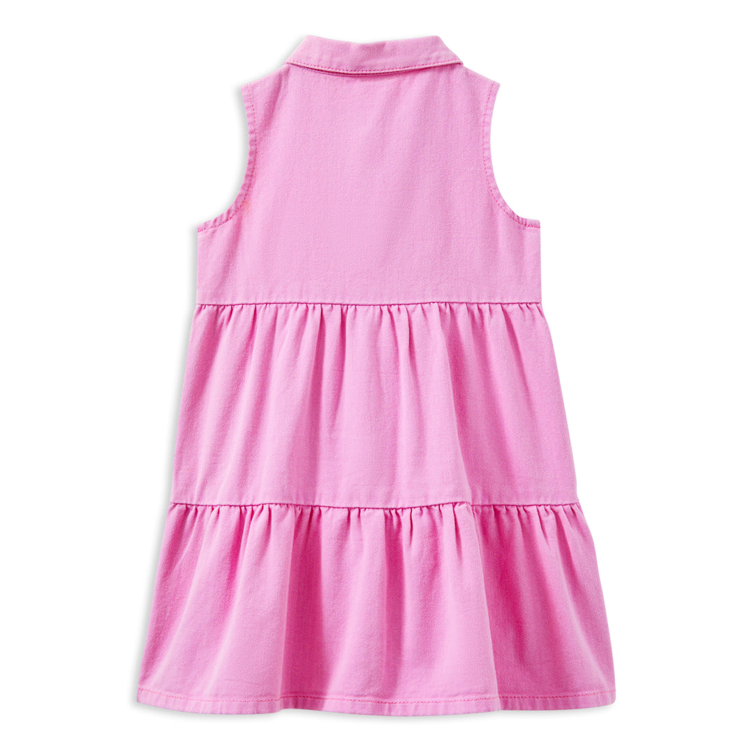Milky Pink Twill Dress