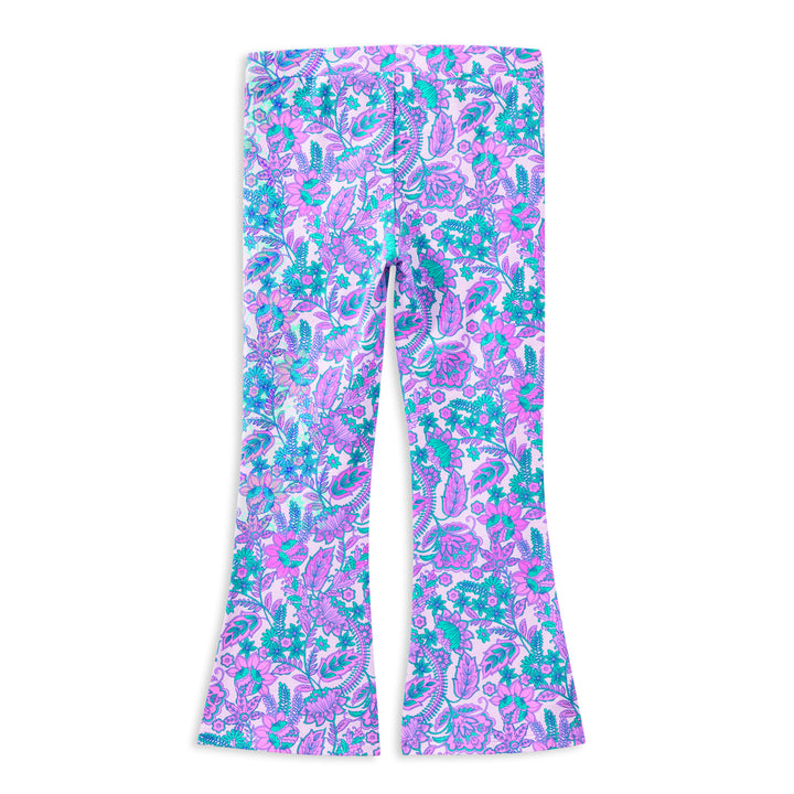 Milky Paisley Bloom Flared Legging